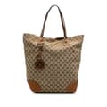 Miniatyrbillede 1 af 10: Pre-owned Gucci GG Canvas Tote Brown