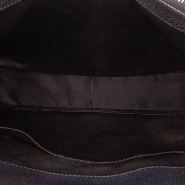 Pre-owned Chanel Caviar Grand Shopping Tote Black