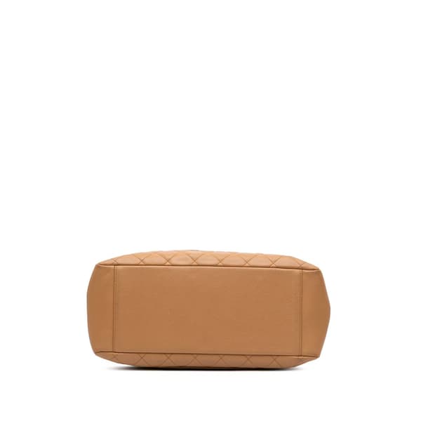 Pre-owned Chanel Caviar Grand Shopping Tote Brown