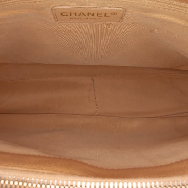 Pre-owned Chanel Caviar Grand Shopping Tote Brown