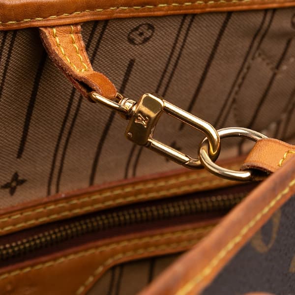 Pre-owned Louis Vuitton Monogram Neverfull GM Brown