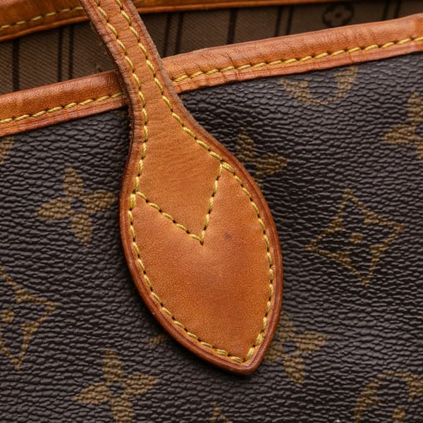 Pre-owned Louis Vuitton Monogram Neverfull GM Brown