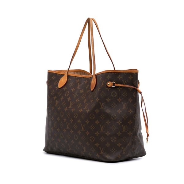 Pre-owned Louis Vuitton Monogram Neverfull GM Brown