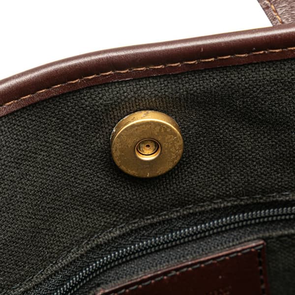 Pre-owned Burberry Haymarket Check Coated Canvas Tote Brown