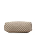 Miniatyrbillede 3 af 10: Pre-owned Gucci Medium GG Supreme Web Loop Tote Bag Brown