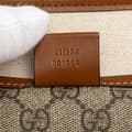 Miniatyrbillede 6 af 10: Pre-owned Gucci Medium GG Supreme Web Loop Tote Bag Brown