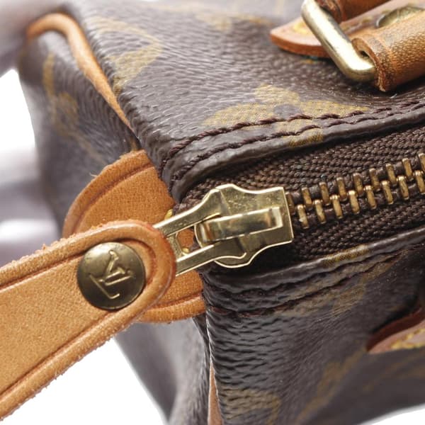 Pre-owned Louis Vuitton LOUIS VUITTON Mini Speedy Monogram Handbag M41534 PVC coated canvas leather Brown Used Women