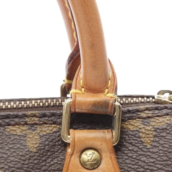 Pre-owned Louis Vuitton LOUIS VUITTON Mini Speedy Monogram Handbag M41534 PVC coated canvas leather Brown Used Women