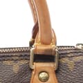 Miniatyrbilde 8 av 9: Pre-owned Louis Vuitton LOUIS VUITTON Mini Speedy Monogram Handbag M41534 PVC coated canvas leather Brown Used Women