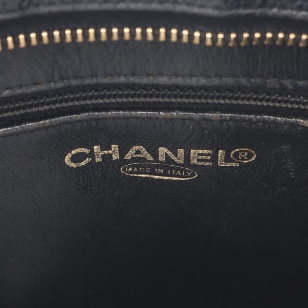 Pre-owned Chanel Caviar Medallion Tote Black