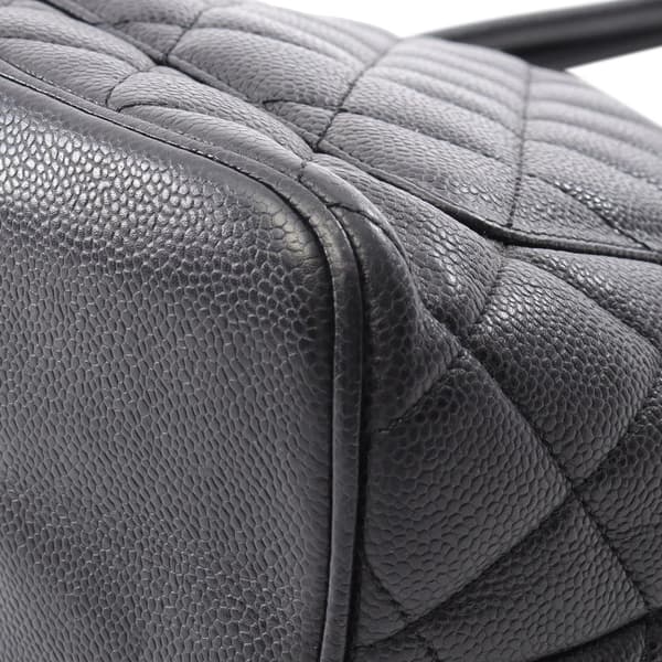 Pre-owned Chanel Caviar Medallion Tote Black
