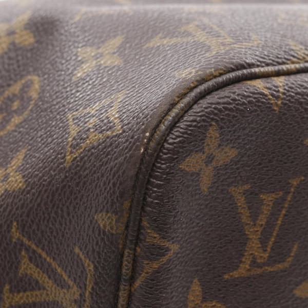 Pre-owned Louis Vuitton Monogram Neverfull MM Brown