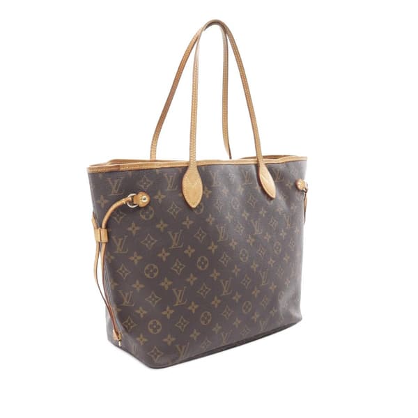 Pre-owned Louis Vuitton Monogram Neverfull MM Brown