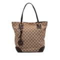 Pikkukuva 1 / 10: Pre-owned Gucci GG Canvas GG Charm Tote Brown