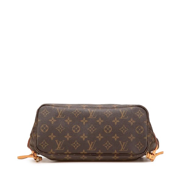Pre-owned Louis Vuitton Monogram Neverfull PM Brown