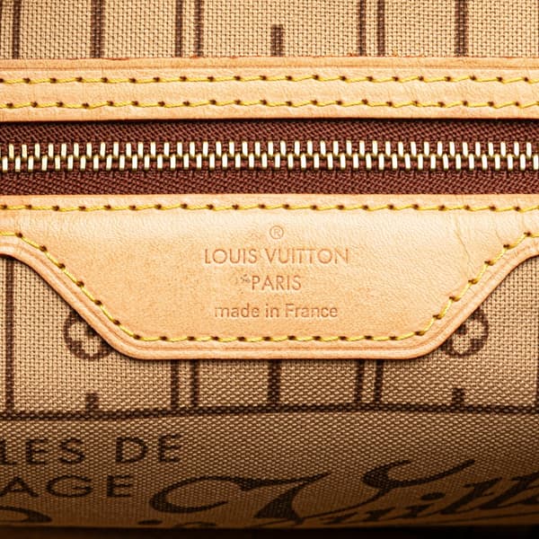 Pre-owned Louis Vuitton Monogram Neverfull PM Brown