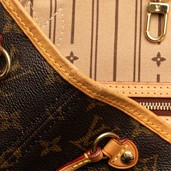 Pre-owned Louis Vuitton Monogram Neverfull PM Brown