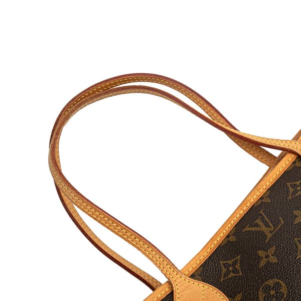 Pre-owned Louis Vuitton Monogram Neverfull PM Brown