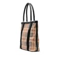Miniatyrbilde 2 av 10: Pre-owned Burberry Haymarket Check Coated Canvas Vertical Tote Brown
