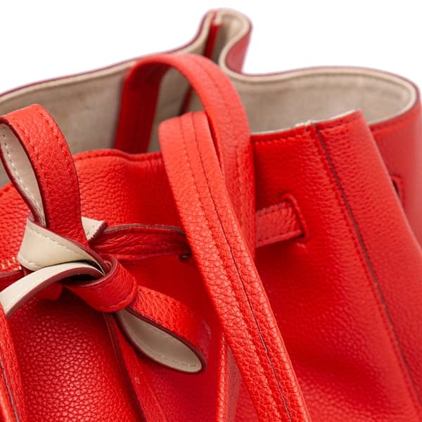 Pre-owned Celine Medium Calfskin Phantom Cabas Red