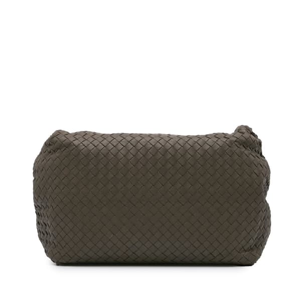 Pre-owned Bottega Veneta Nappa Intrecciato Parachute Tote Gray