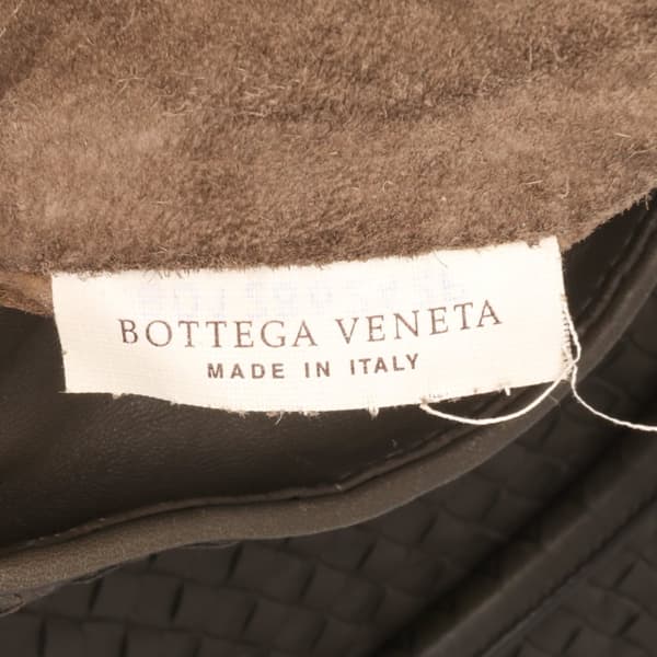 Pre-owned Bottega Veneta Nappa Intrecciato Parachute Tote Gray