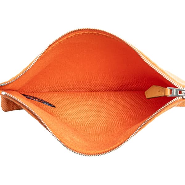 Pre-owned Hermès Toile Bora Bora PM Tote Orange