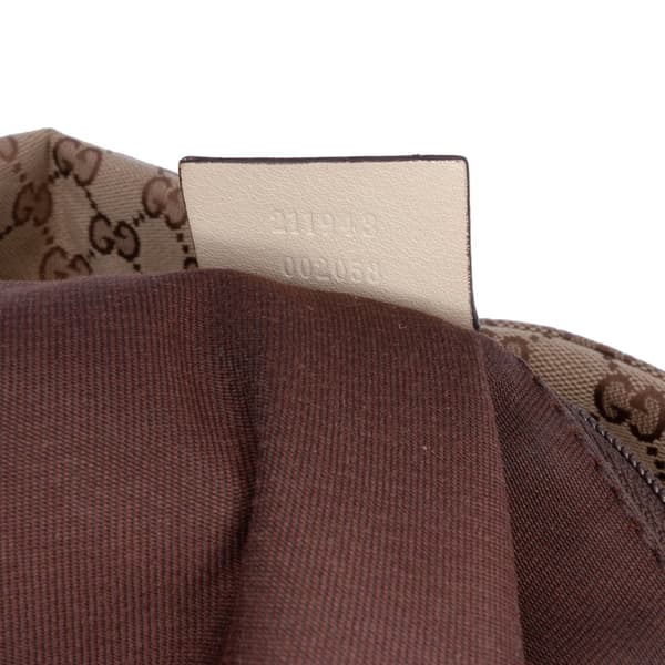 Pre-owned Gucci Large GG Canvas Sukey Tote Brown