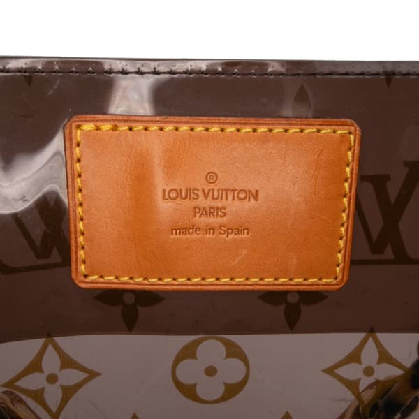 Pre-owned Louis Vuitton Monogram Cabas Sac Ambre MM Brown