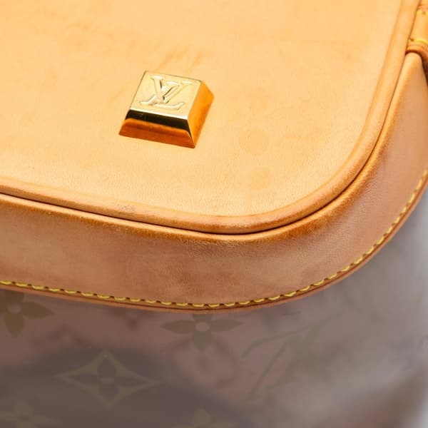 Pre-owned Louis Vuitton Monogram Cabas Sac Ambre MM Brown