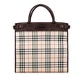 Miniatyrbild 1 av 9: Pre-owned Burberry House Check Canvas Tote Brown