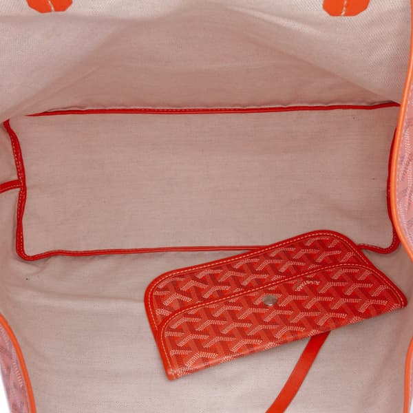 Pre-owned Goyard Goyardine Saint Louis PM Orange