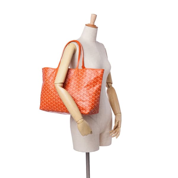 Pre-owned Goyard Goyardine Saint Louis PM Orange