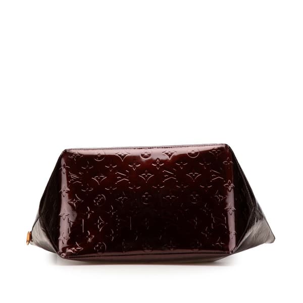 Pre-owned Louis Vuitton Monogram Vernis Bellevue GM Purple