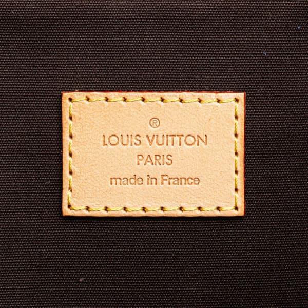 Pre-owned Louis Vuitton Monogram Vernis Bellevue GM Purple