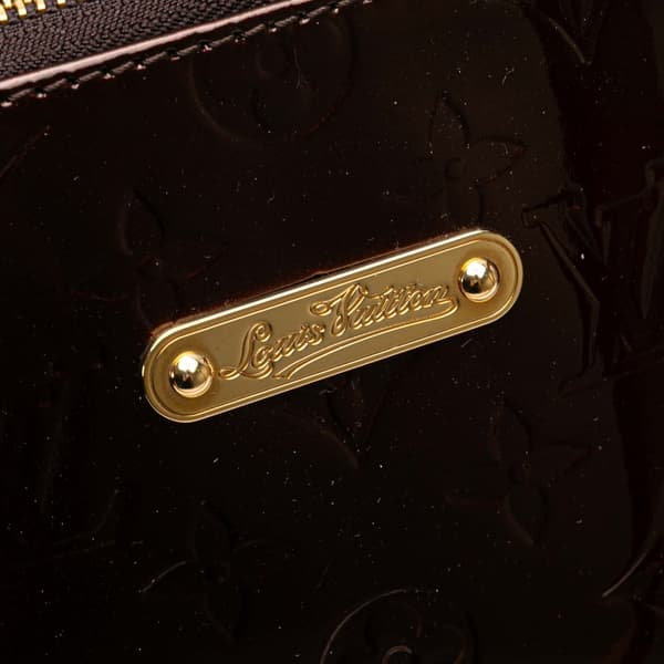 Pre-owned Louis Vuitton Monogram Vernis Bellevue GM Purple