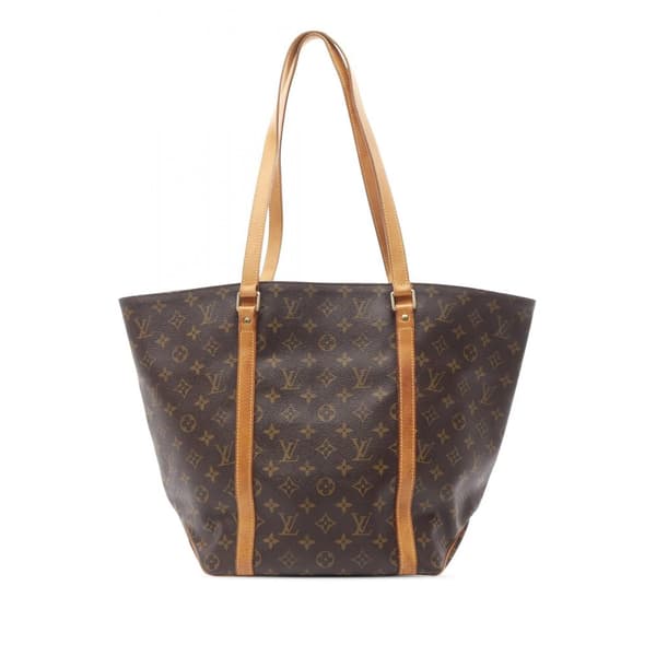 Pre-owned Louis Vuitton Monogram Sac Shopping Brown
