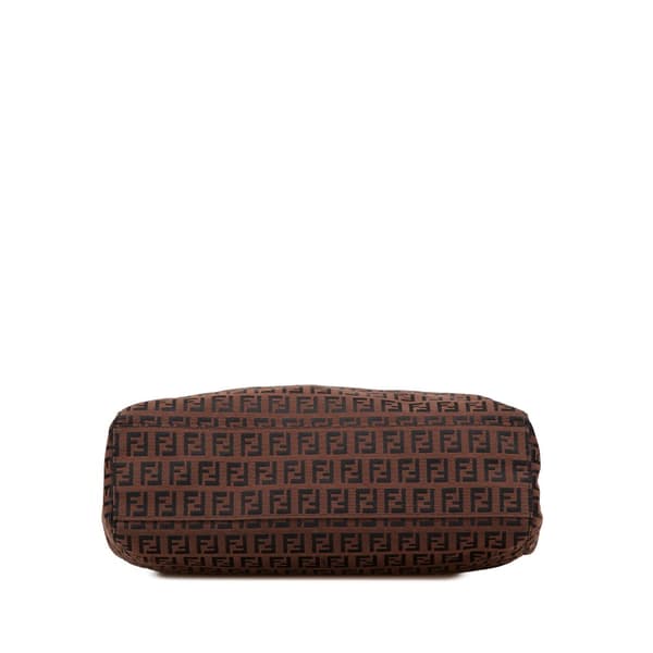 Pre-owned Fendi Zucchino Canvas Tote Brown