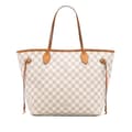 Pikkukuva 1 / 10: Pre-owned Louis Vuitton Damier Azur Neverfull MM White
