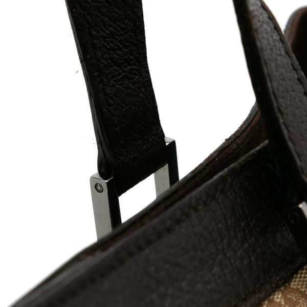 Pre-owned Gucci GG Canvas Tote Brown