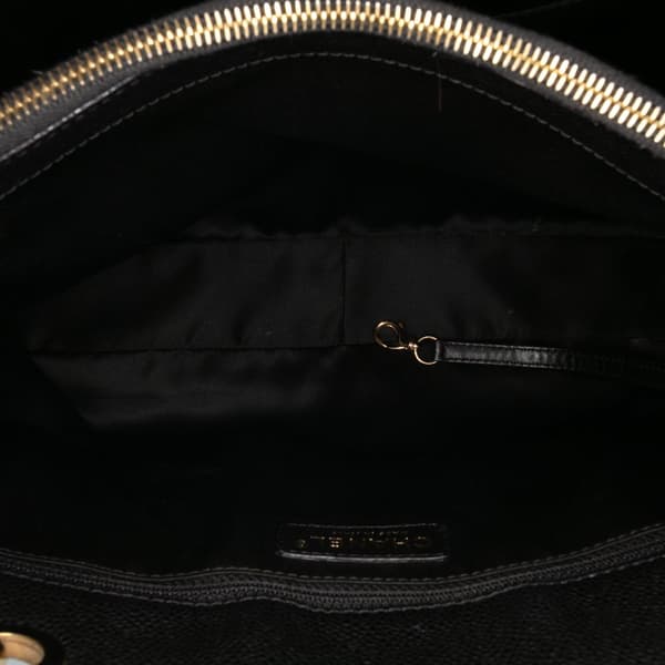 Pre-owned Chanel Caviar Grand Shopping Tote Black