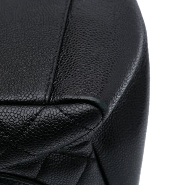 Pre-owned Chanel Caviar Grand Shopping Tote Black