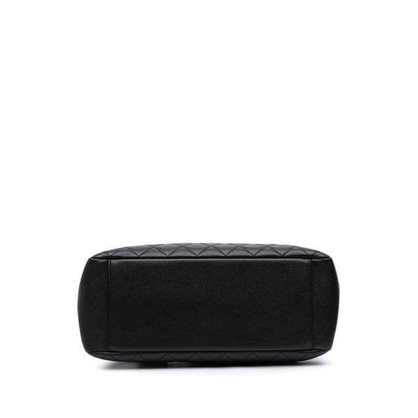 Pre-owned Chanel Caviar Grand Shopping Tote Black