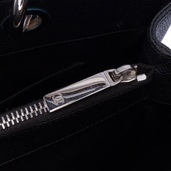 Pre-owned Chanel Caviar Grand Shopping Tote Black