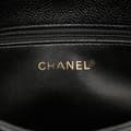 Miniatyrbild 6 av 10: Pre-owned Chanel Quilted Caviar Chain Tote Black
