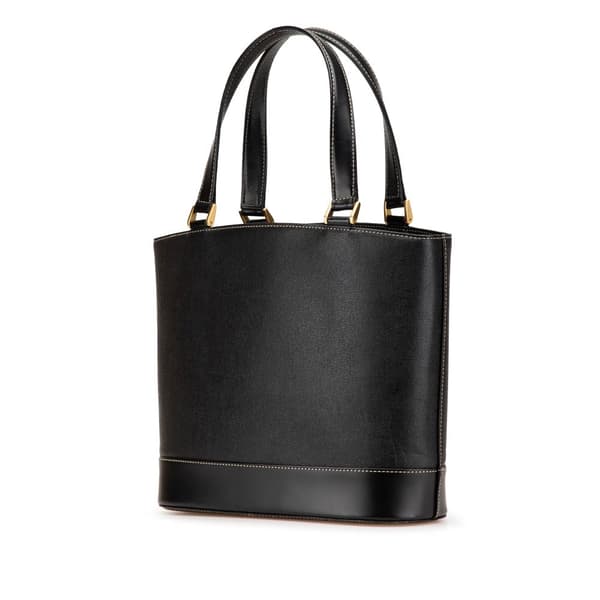 Pre-owned Burberry Leather Tote Black