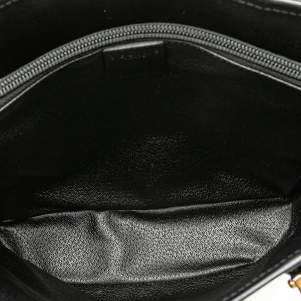 Pre-owned Celine Macadam Coated Canvas Tote Black