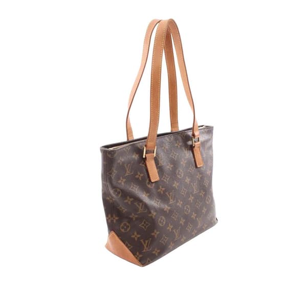 Pre-owned Louis Vuitton Monogram Cabas Piano Brown