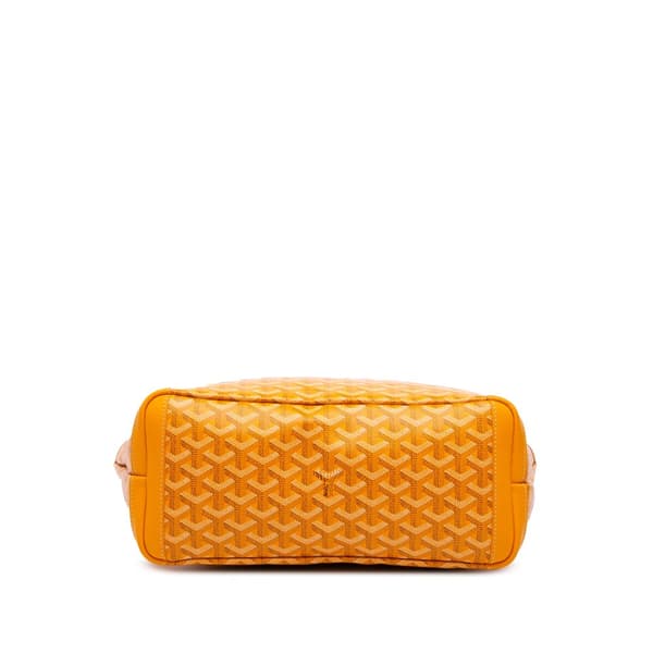 Pre-owned Goyard Goyardine Artois PM Yellow