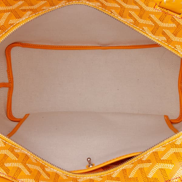 Pre-owned Goyard Goyardine Artois PM Yellow